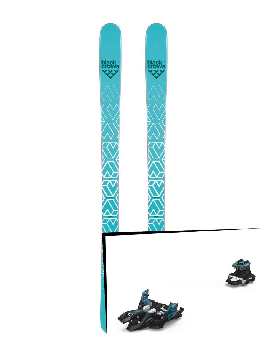 Set: Black Crows Captis Birdie 2019 + Marker Alpinist 9 black/turquoise - Bild 1