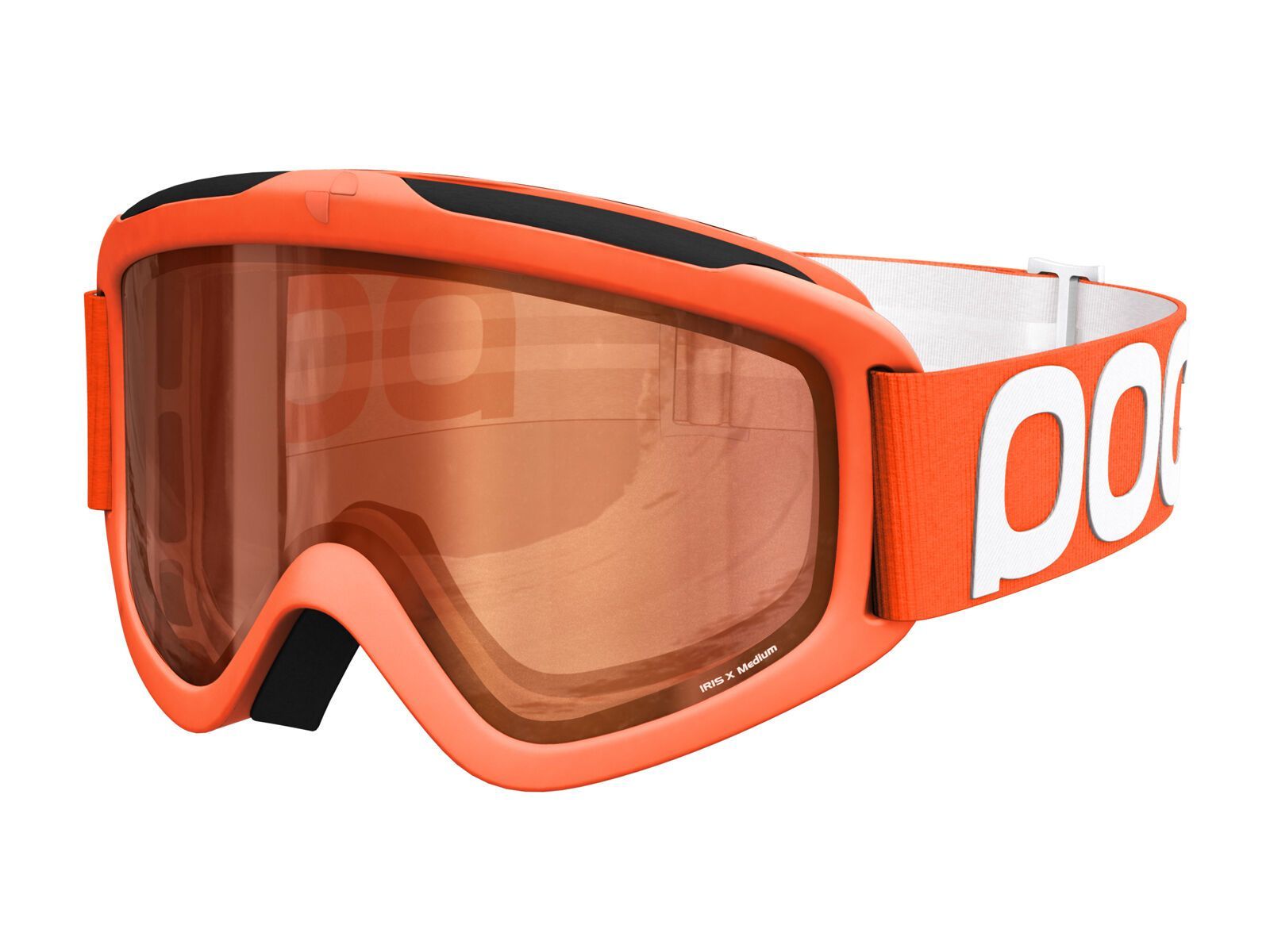 POC Iris X, zink orange/Lens: sonar orange - Bild 1