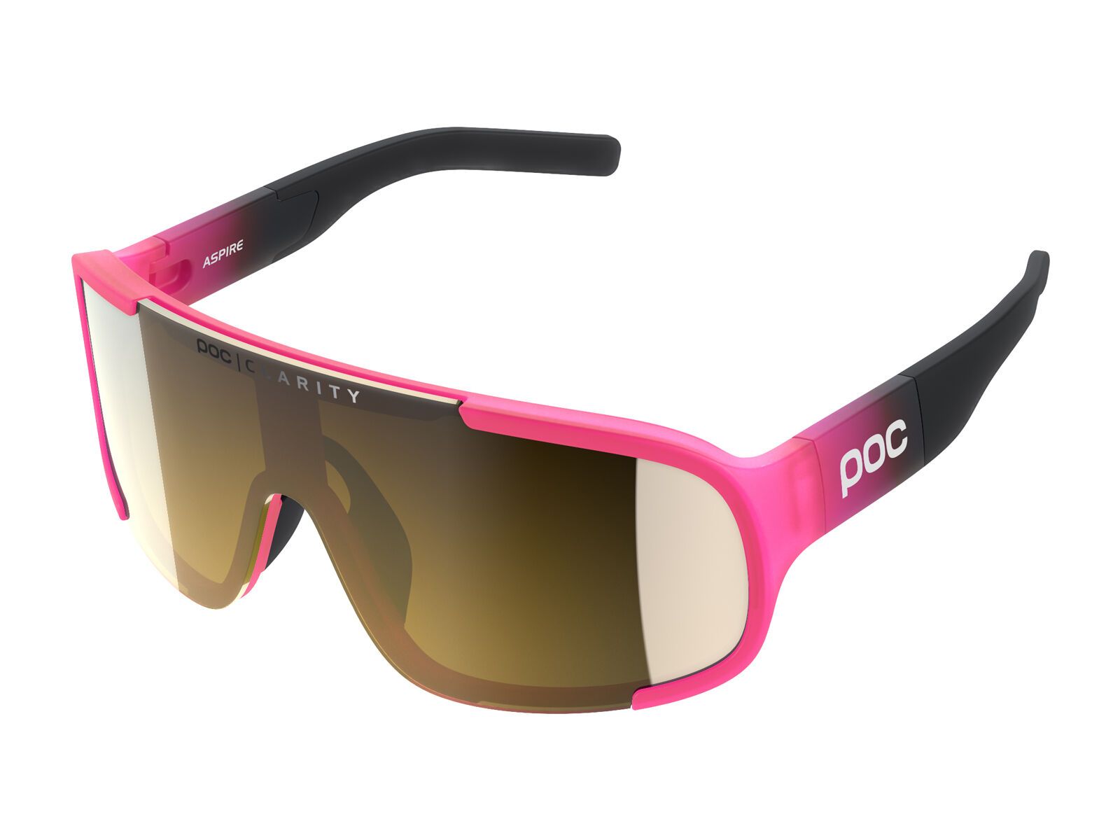 POC Aspire, Clarity Road Gold / fluo pink/uranium black transl. - Bild 1