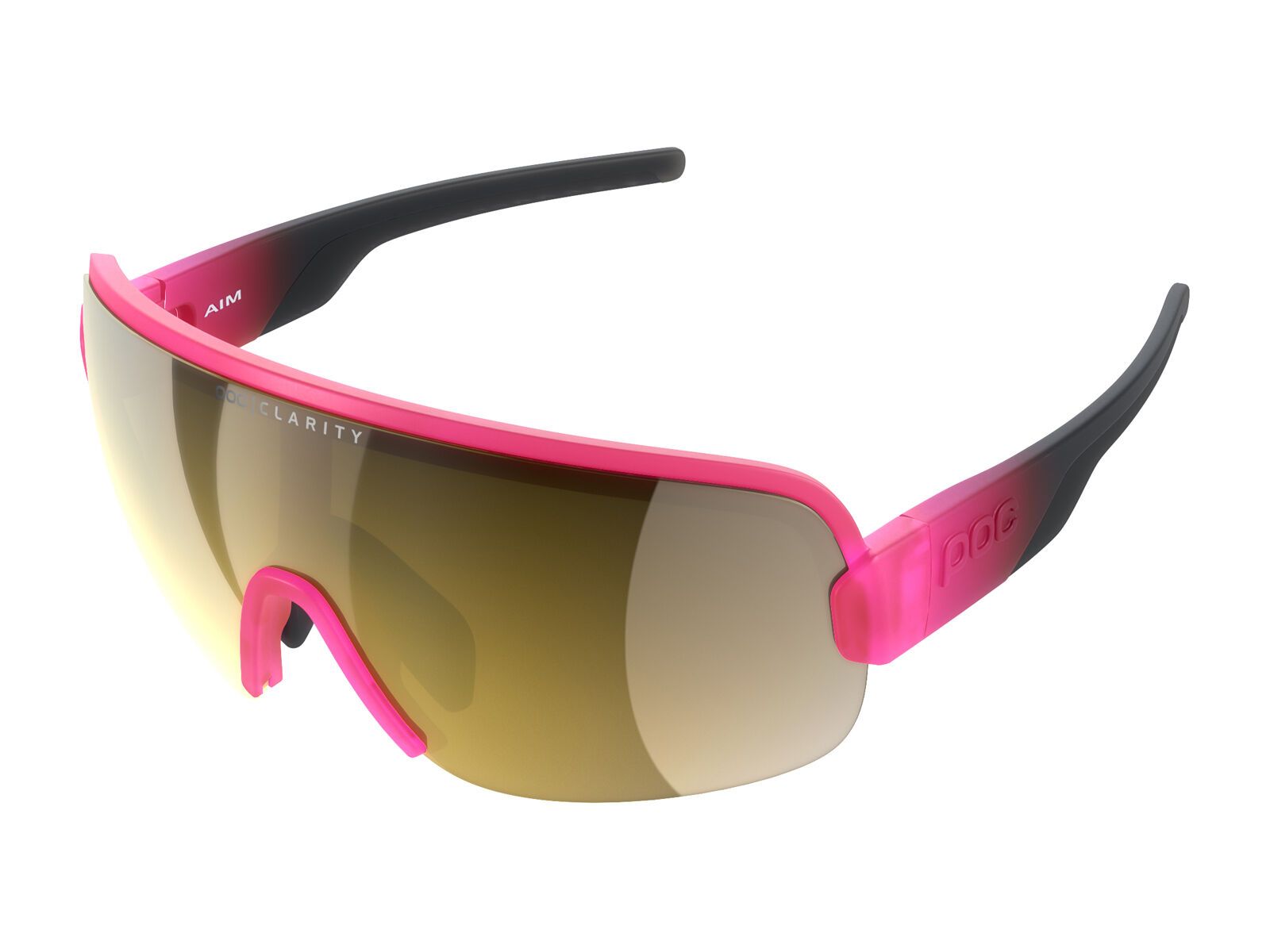 POC Aim, Clarity Road Gold / fluo pink/uranium black transl. - Bild 1