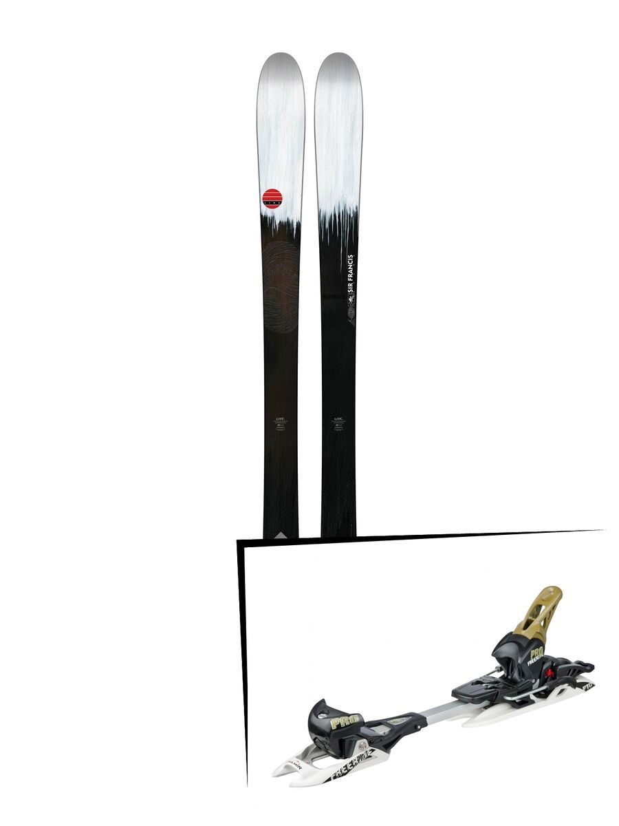 Set: Line Sir Francis Bacon 2018 + Fritschi Diamir Freeride Pro schwarz-olive - Bild 1