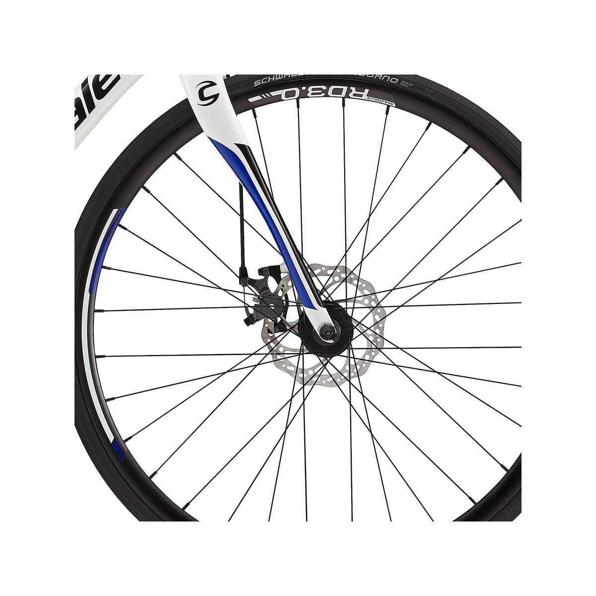 Cannondale Synapse Alloy Tiagra Disc, magnesium white with ultra blue and jet black, gloss - Bild 2