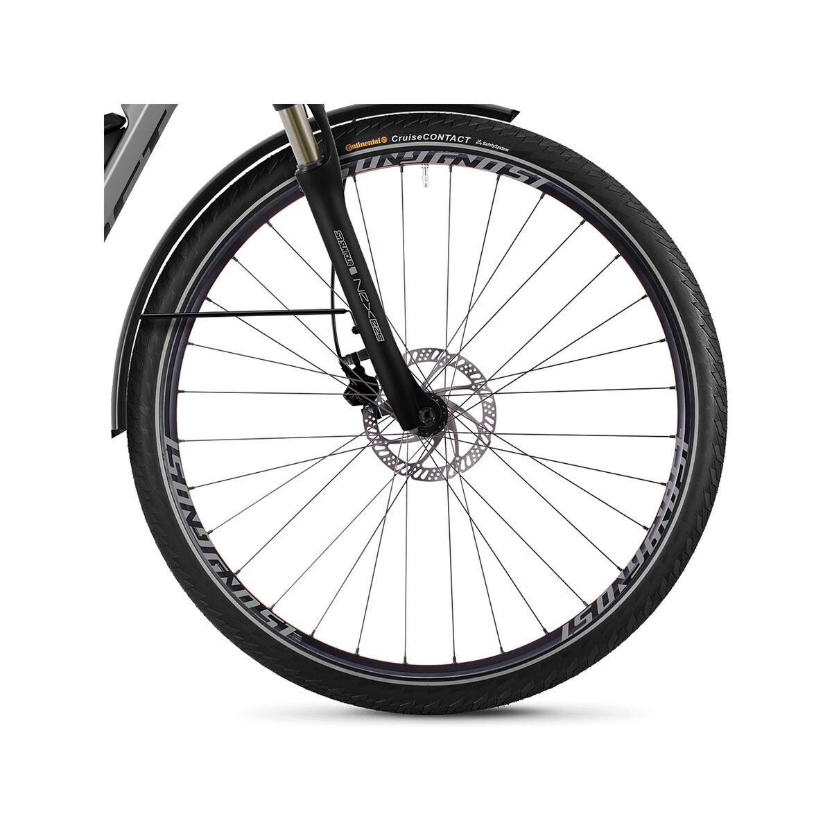 Ghost Hybride Square Trekking B2.8 W AL, iridium silver/jet black - Bild 3