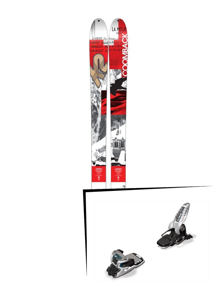 K2 SKI Set: Coomback 104 2016 + Marker Griffon 13 - Bild 1