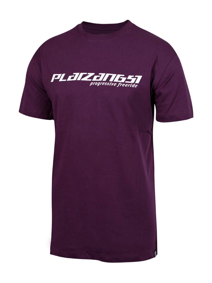 Platzangst Logo Tee, burgundy - Bild 1