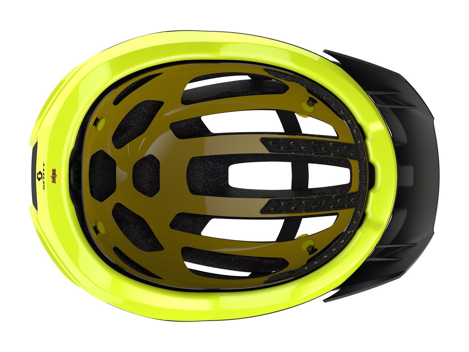 Scott Fuga Plus Helmet, dark grey/radium yellow - Bild 5