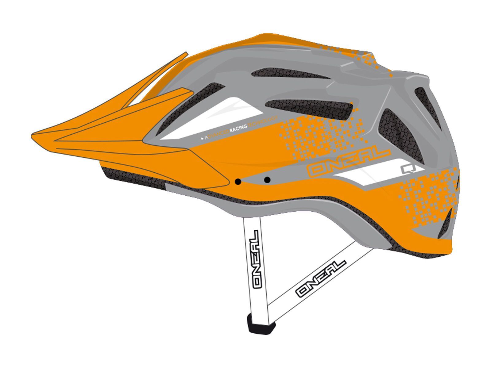 ONeal Q Fidlock Helmet, red/grey - Bild 1