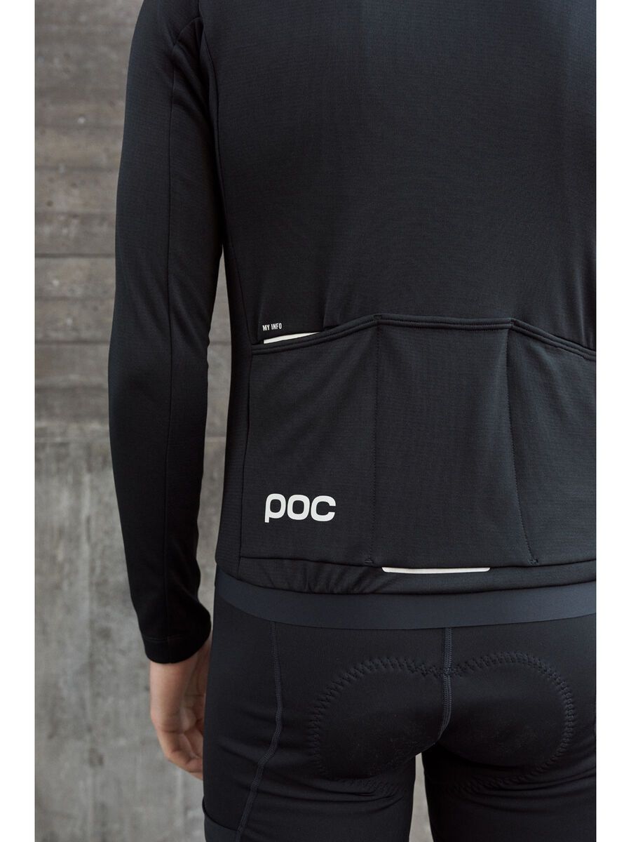 POC M's Thermal Lite LS Jersey, uranium black - Bild 5