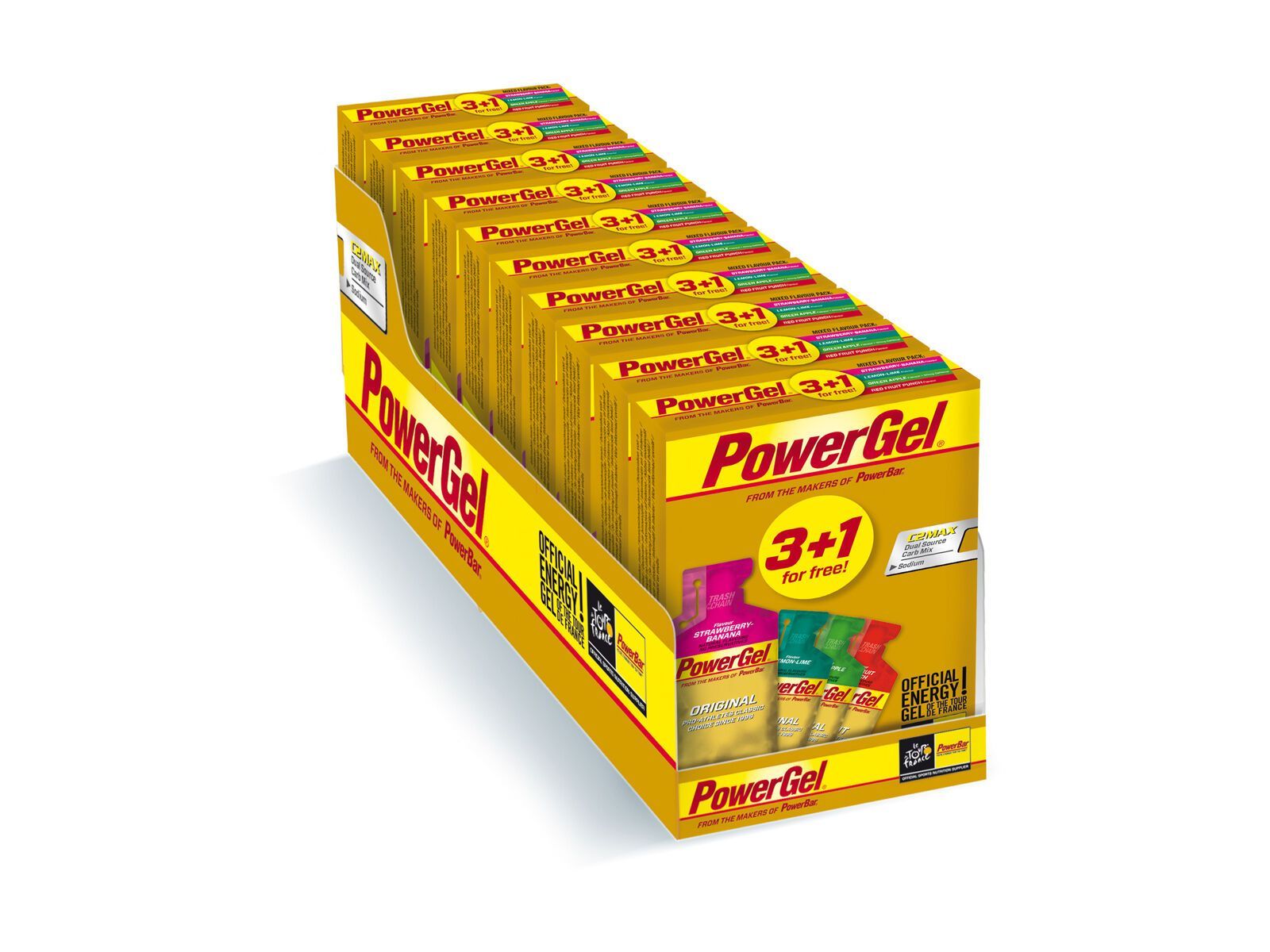 PowerBar PowerGel Multipack 10x4 - Mixed Flavour - Bild 1