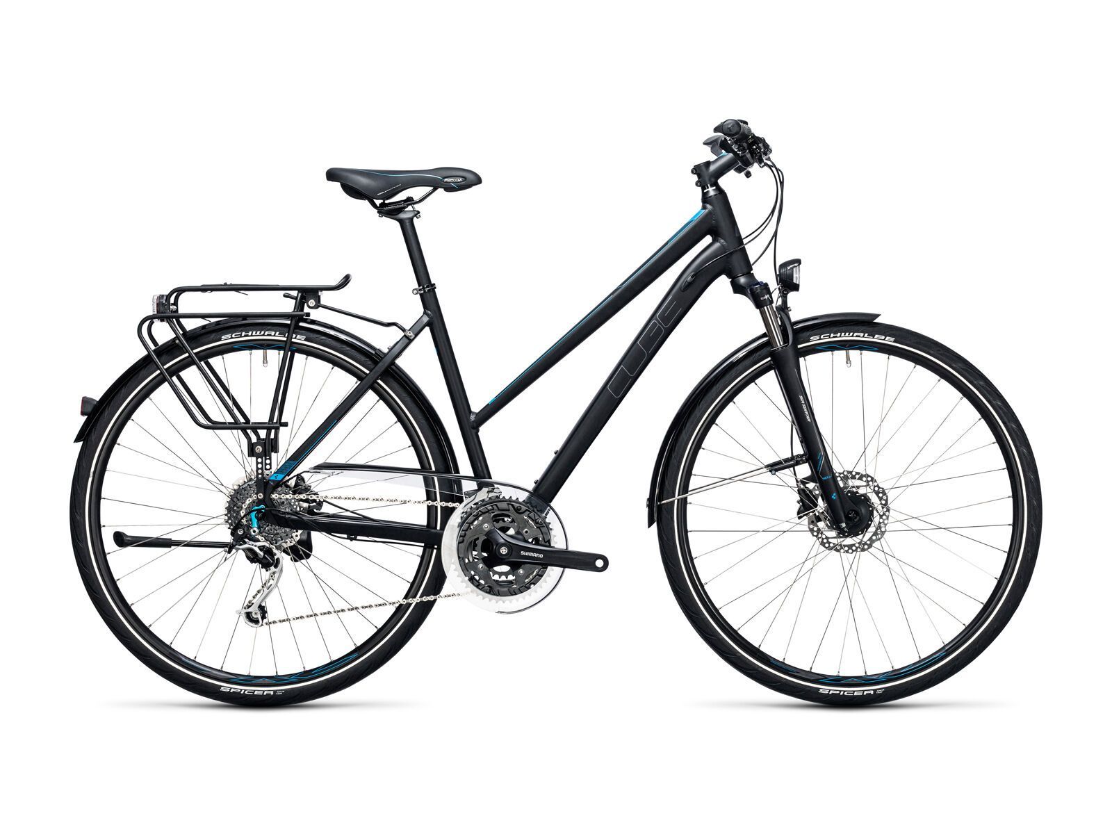 Cube Touring EXC Trapeze, black´n´blue - Bild 1