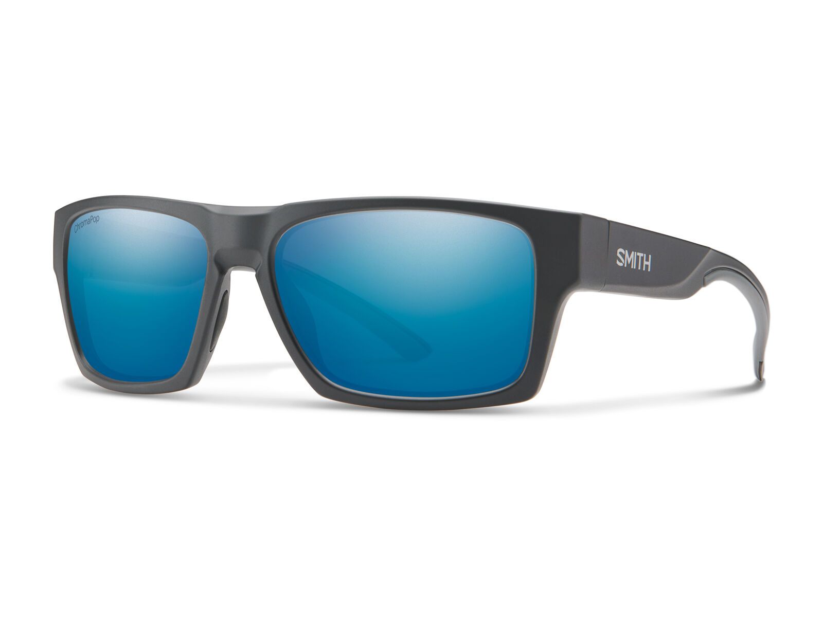 Smith Outlier 2, matte charcoal/Lens: chromapop polarized blue mirror - Bild 1