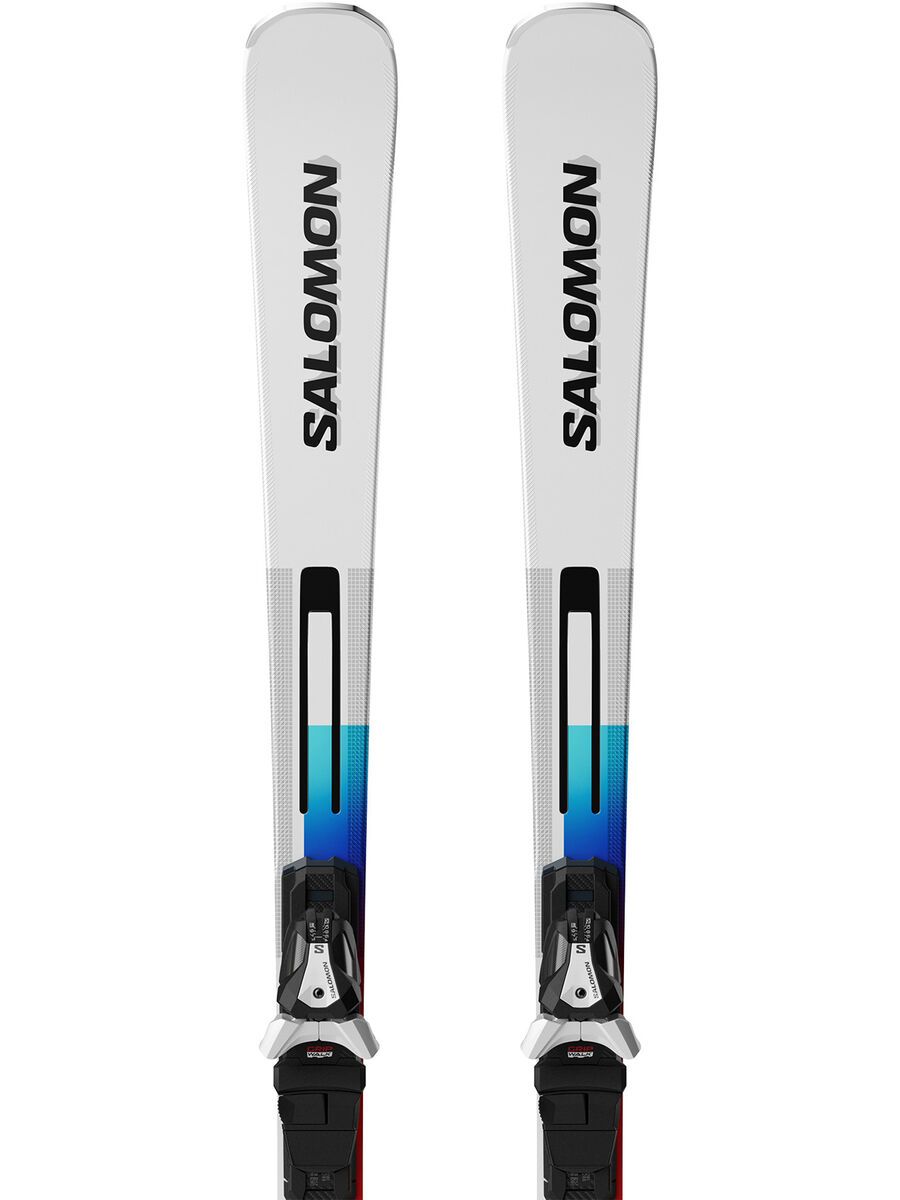 Salomon Addikt + MI12 GW F80 Wh, white/black/pastel neon blue - Bild 3