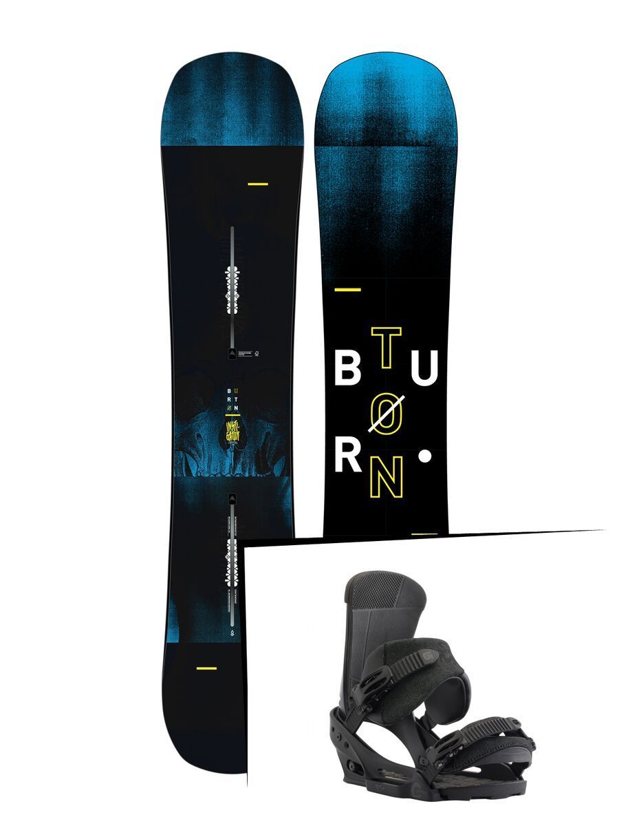 Set: Burton Instigator Wide 2019 + Burton Custom EST black matte - Bild 1