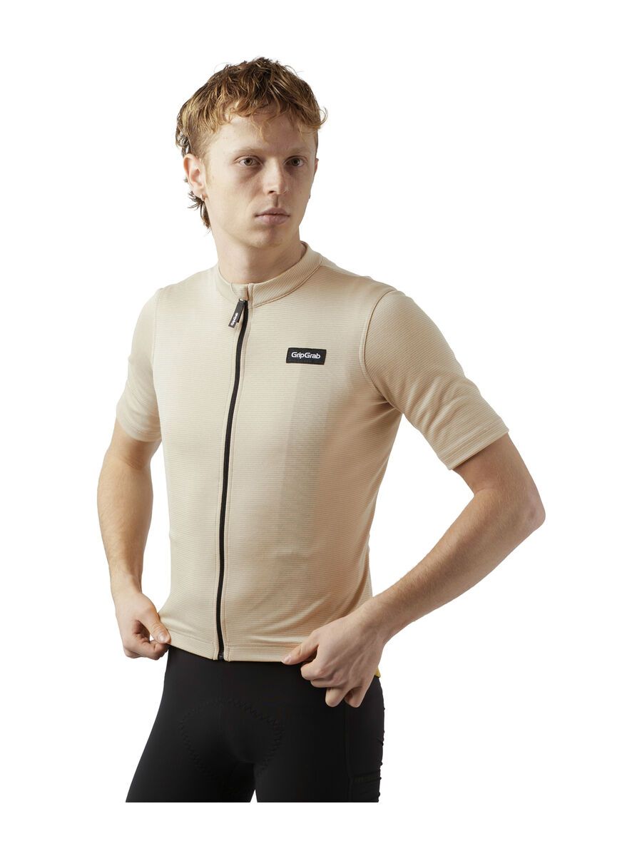 GripGrab EXPLR Merinotech Short Sleeve Jersey, beige - Bild 5