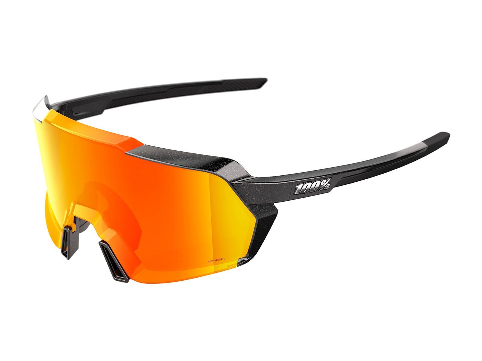 100% Korbin, HiPER Red Multilayer Mirror / gloss metallic black - Bild 1