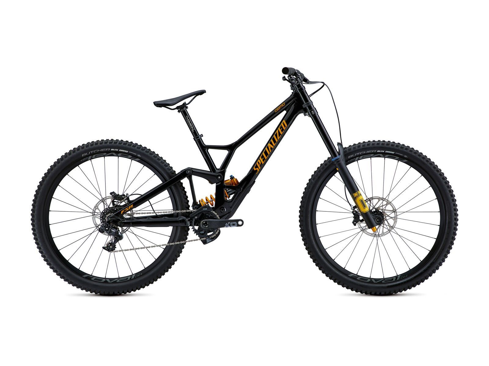 Specialized Demo Race 29, gloss metallic black/burnt yellow - Bild 1