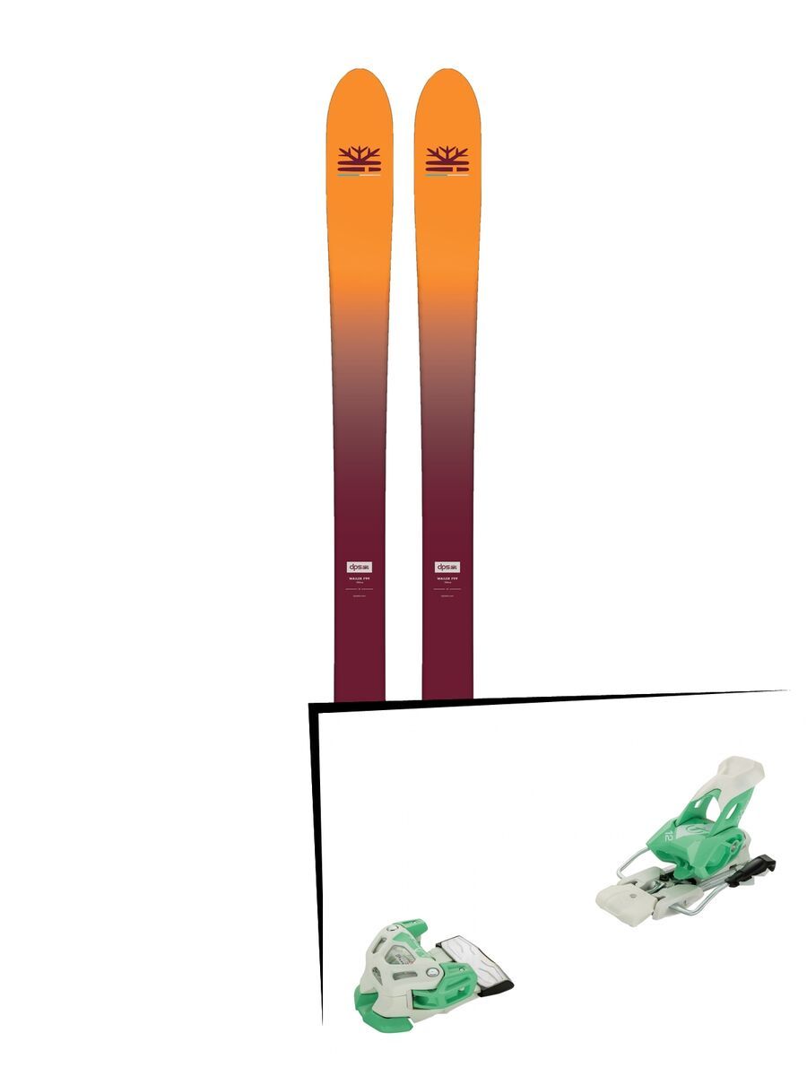 Set: DPS Skis Wailer F99 Foundation 2018 + Tyrolia Attack 12 solid white mint - Bild 1
