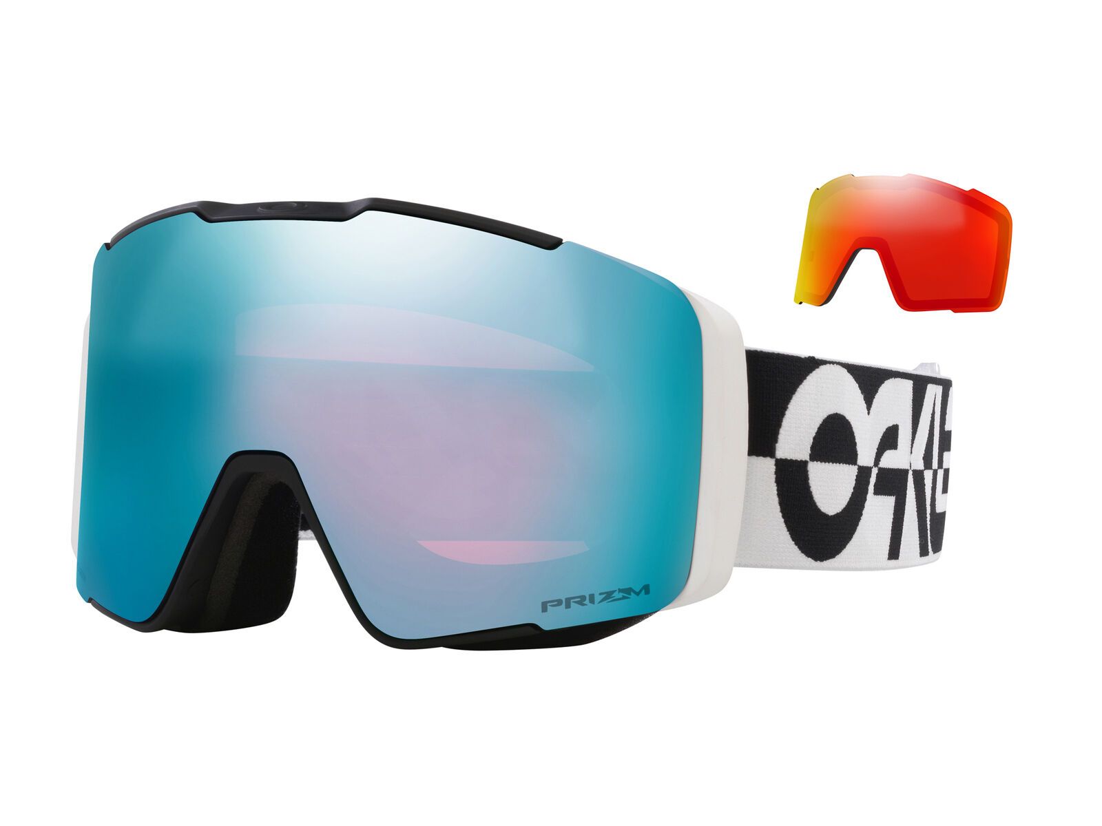 Oakley Line Miner Pro L, Prizm Snow Sapphire Iridium / black white duality - Bild 5