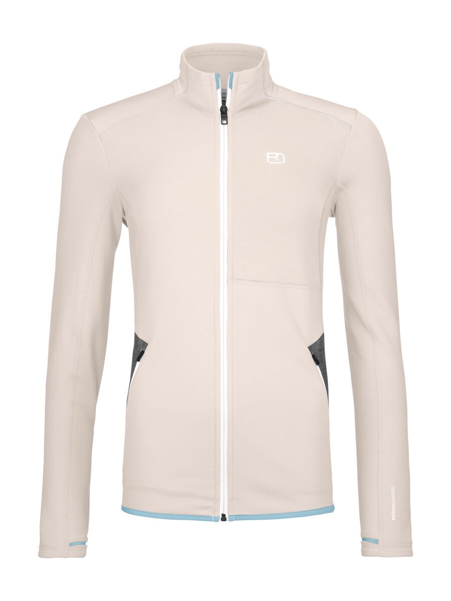 Ortovox Merino Fleece Jacket W, white chalk - Bild 1