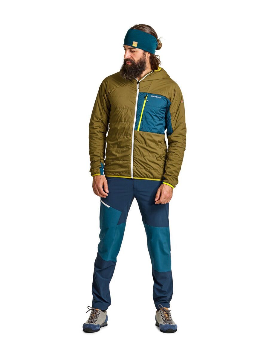 Ortovox Swisswool Piz Duan Jacket M, green moss - Bild 3