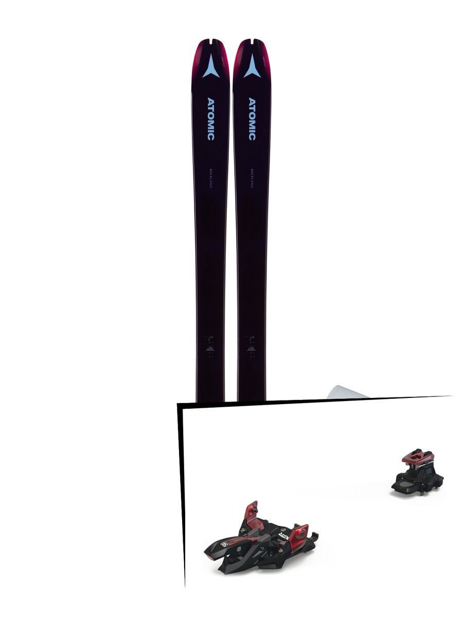 Set: Atomic Backland 85 W + Hybrid Skin 85 2019 + Marker Alpinist 12 (2319300) - Bild 1