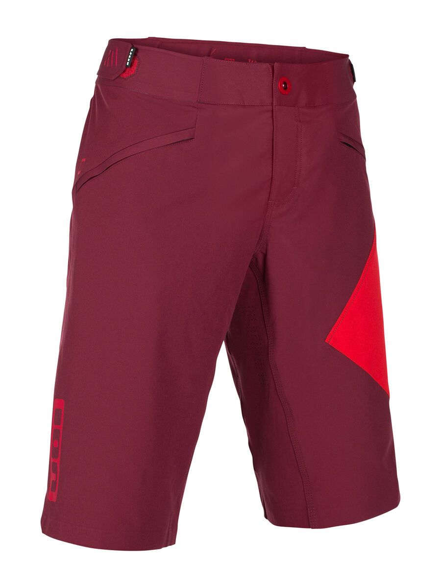 ION Bikeshorts Scrub AMP, combat red - Bild 1