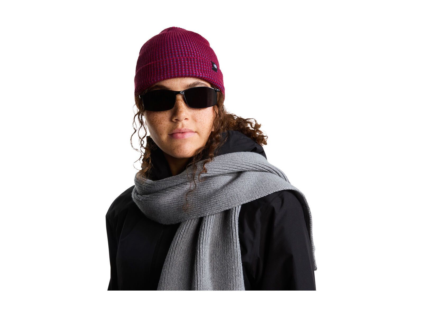 The North Face TNF Fisherman Beanie, burgundy crush multi - Bild 3