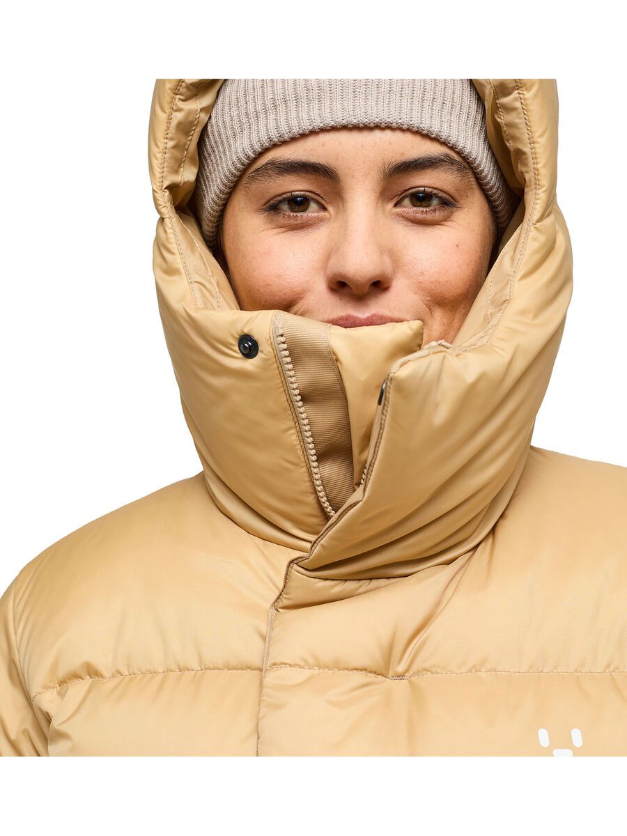 Haglöfs Long Down Parka Women, sand - Bild 10
