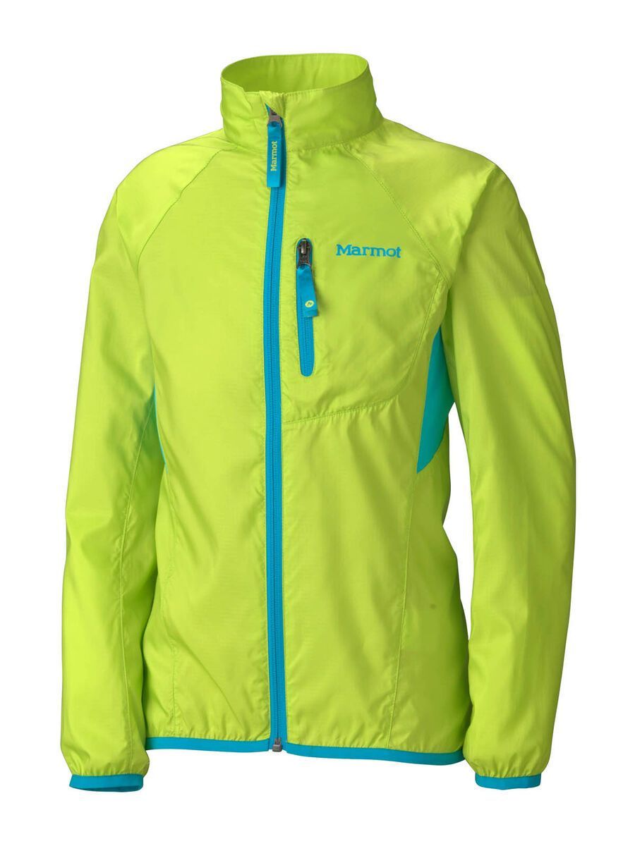 Marmot Girls Trail Wind Jacket, Green Lime - Bild 1