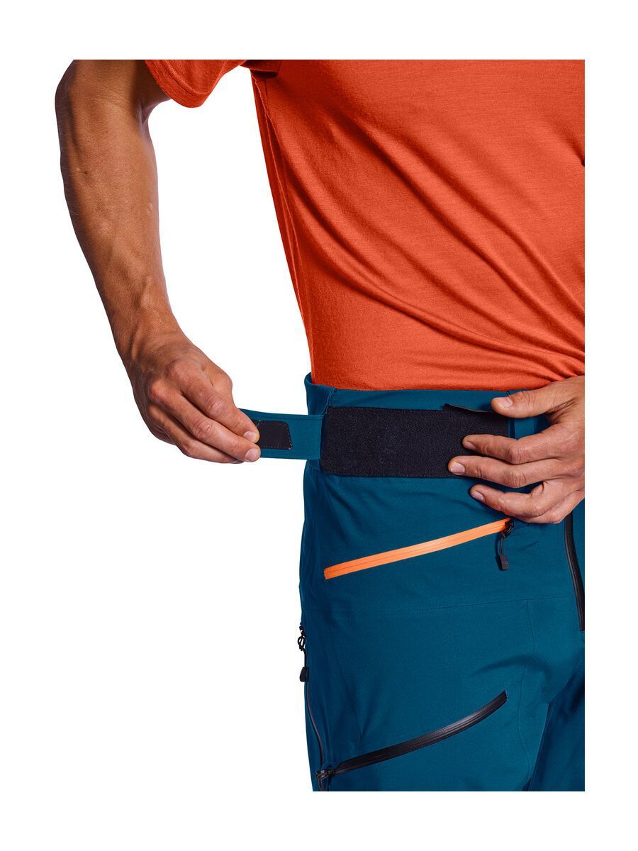 Ortovox 3L Deep Shell Pants M, petrol blue - Bild 3