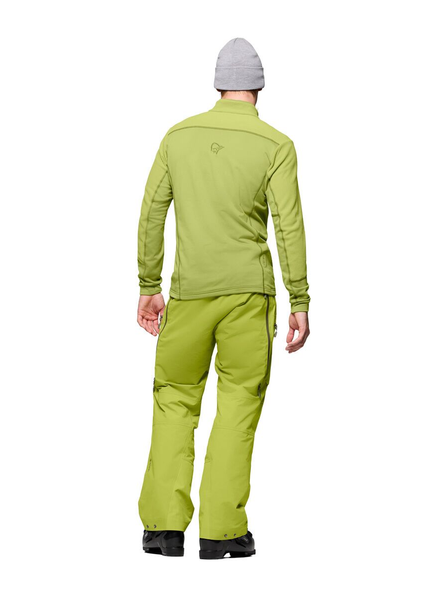 Norrona lofoten warm2 Jacket M's, dark citron/deep lichen green - Bild 7