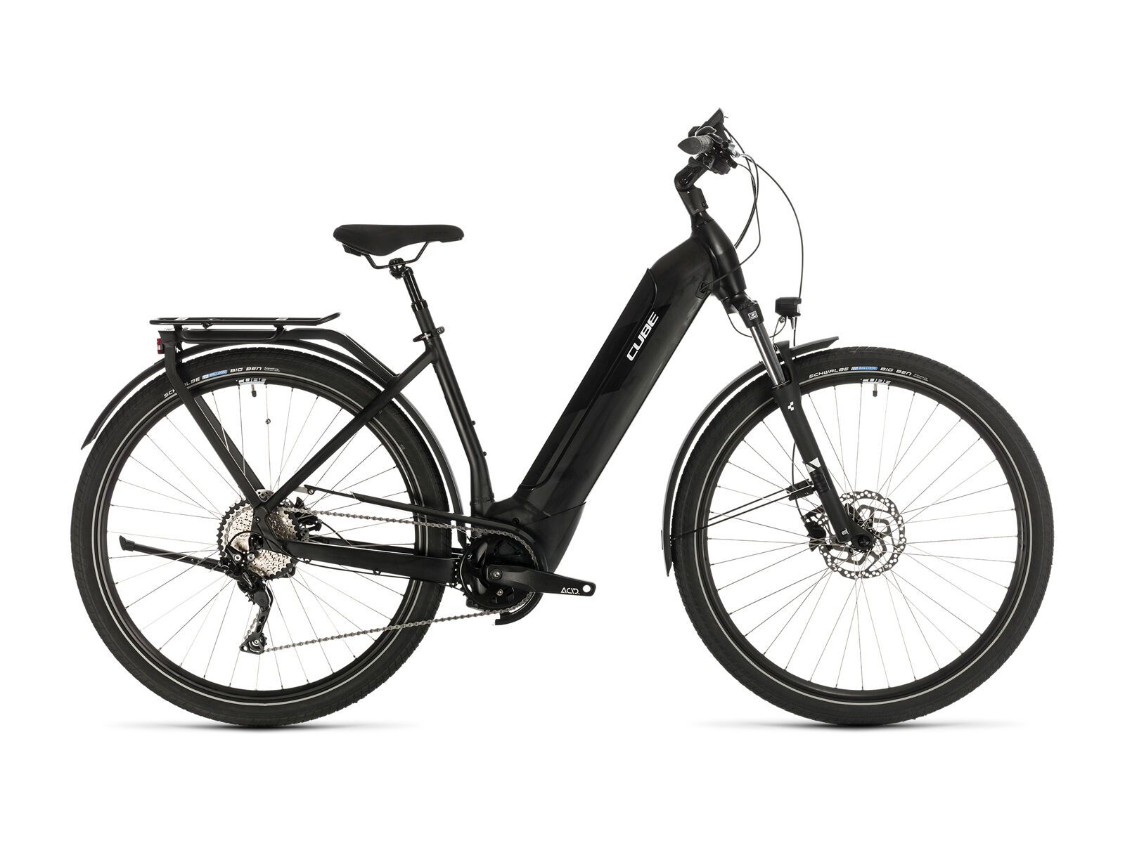 Cube Kathmandu Hybrid Pro 625 Easy Entry, black´n´white - Bild 1