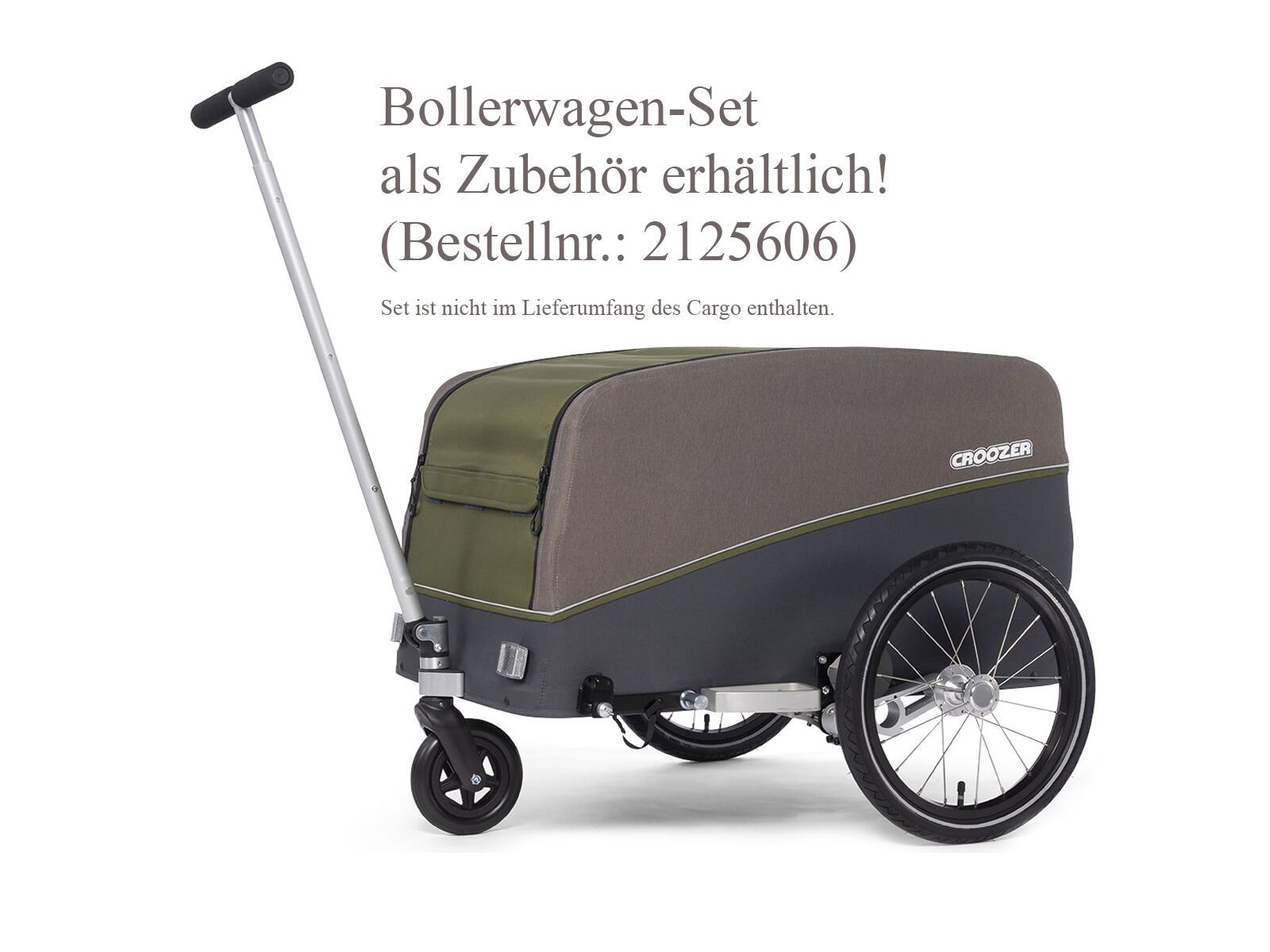 Croozer Cargo Tuure, olive green - Bild 7
