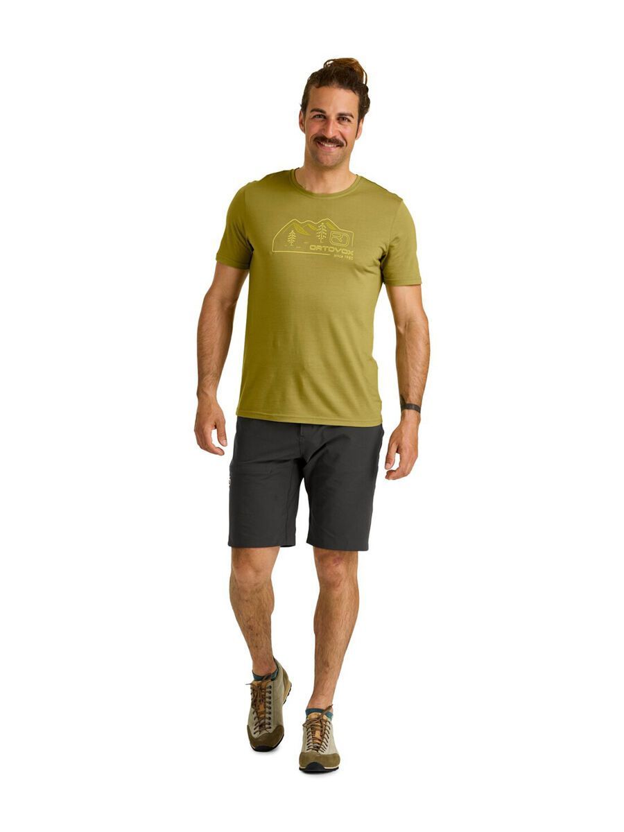 Ortovox Merino Shield Light Brenta Shorts M, black raven - Bild 6