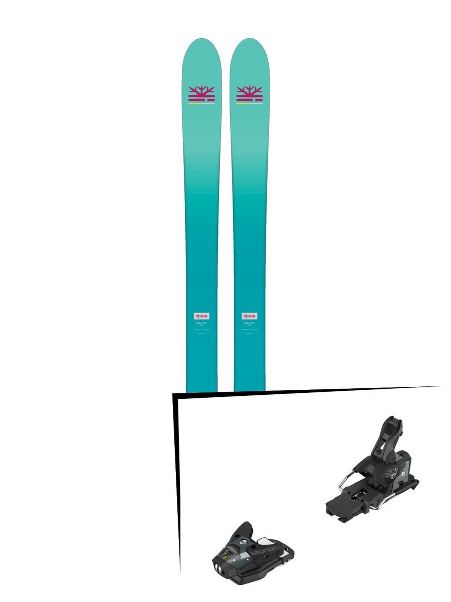 Set: DPS Skis Nina F99 Foundation 2018 + Salomon STH2 WTR 13 black/dark grey - Bild 1