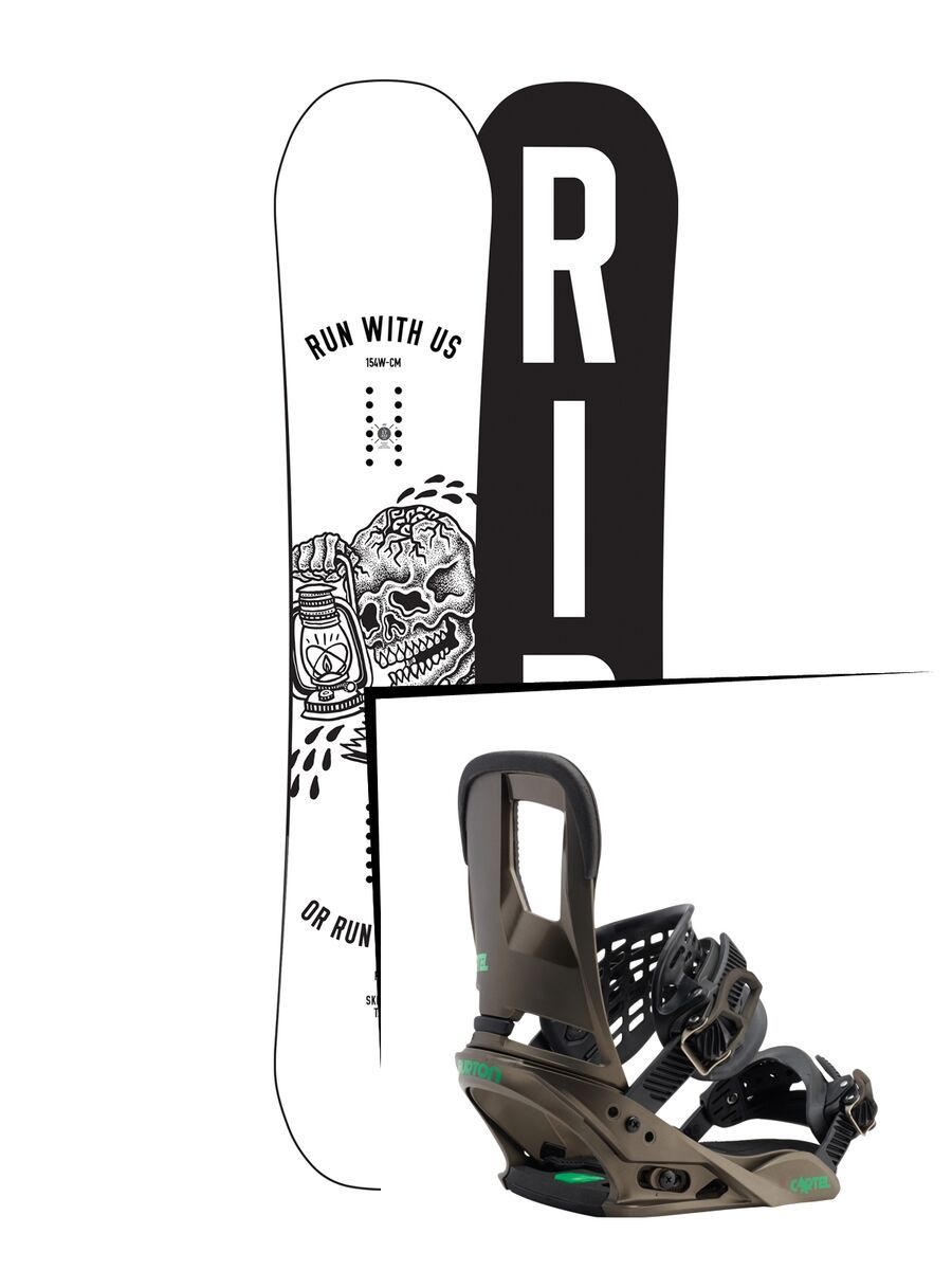 Set: Ride Burnout 2017 + Burton Cartel (1712709S) - Bild 1