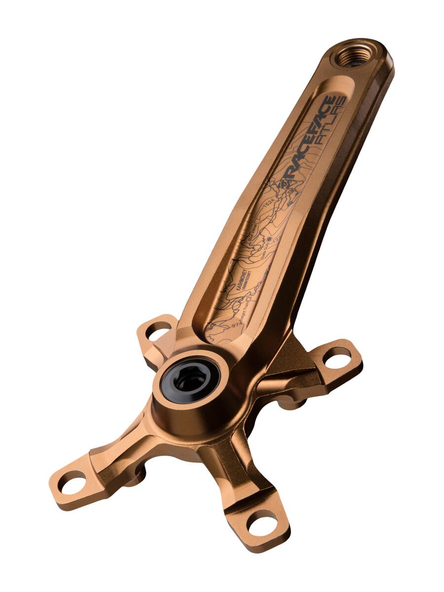 Race Face Kurbelgarnitur Atlas, 2x, BSA 68/73, gold - Bild 1