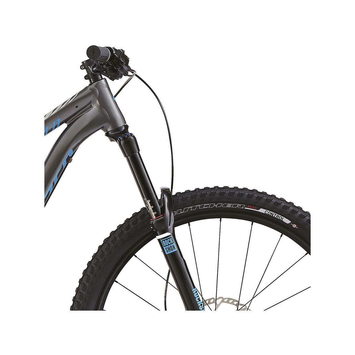 Specialized Enduro Comp 29, Gloss Charcoal/White/Cyan - Bild 5