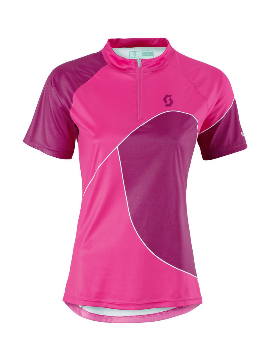 Scott Womens Trail 50 s/sl Shirt, bright pink/berry purple - Bild 1