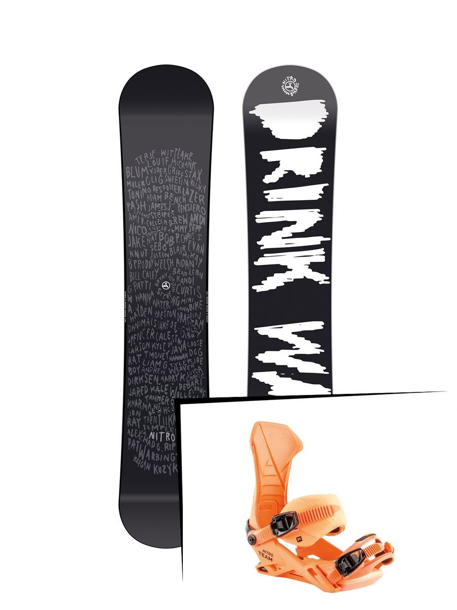 Set: Nitro Drink Water Hazzard 2019 + Nitro Team muted brights series orange - Bild 1