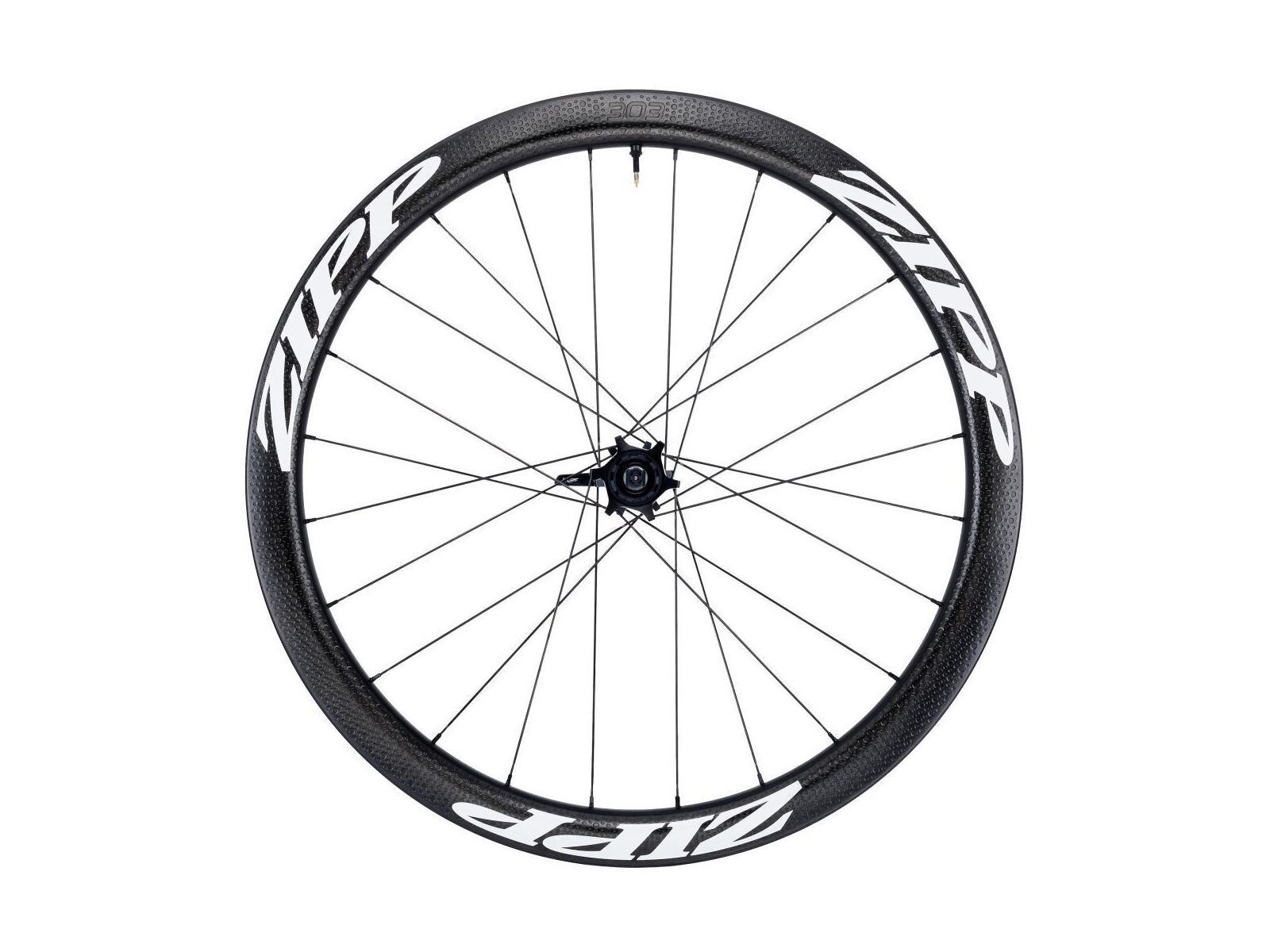 Zipp 303 Firecrest Carbon Clincher Tubeless Disc-brake, schwarz/weiß - Bild 1