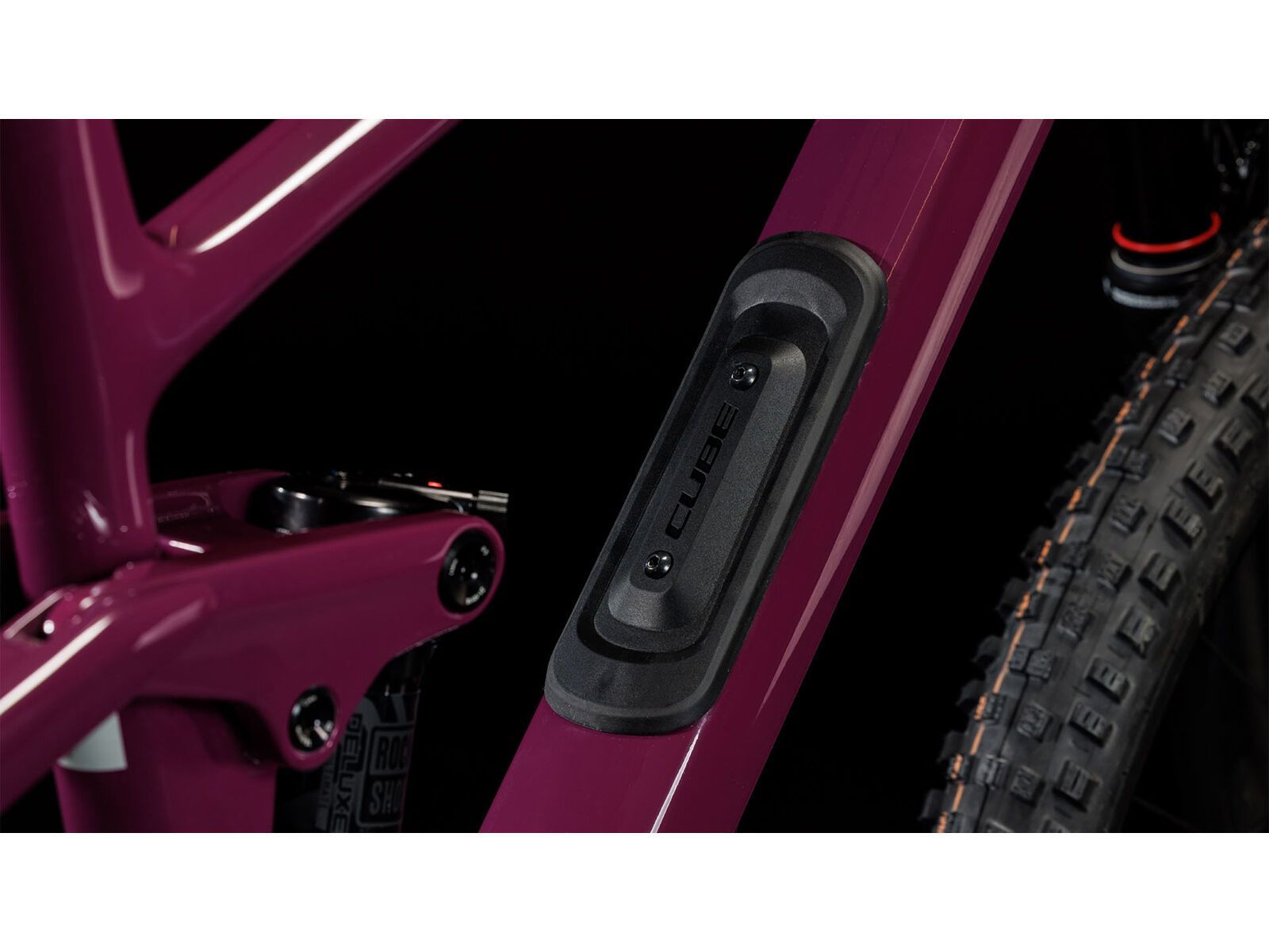 Cube Stereo One44 C:68X SLX, wine´n´grey - Bild 6