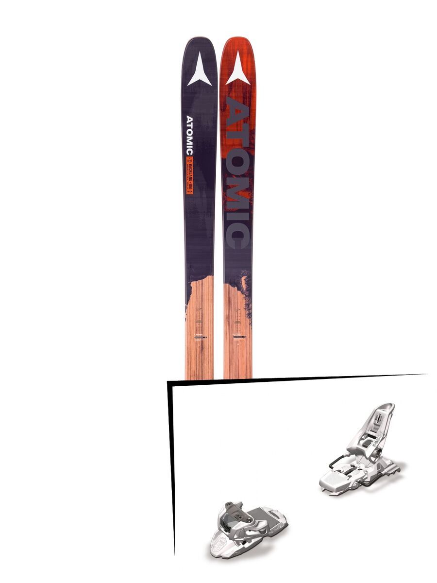 Set: Atomic Backland FR 102 2017 + Marker Squire 11 110 mm, white - Skiset - Bild 1