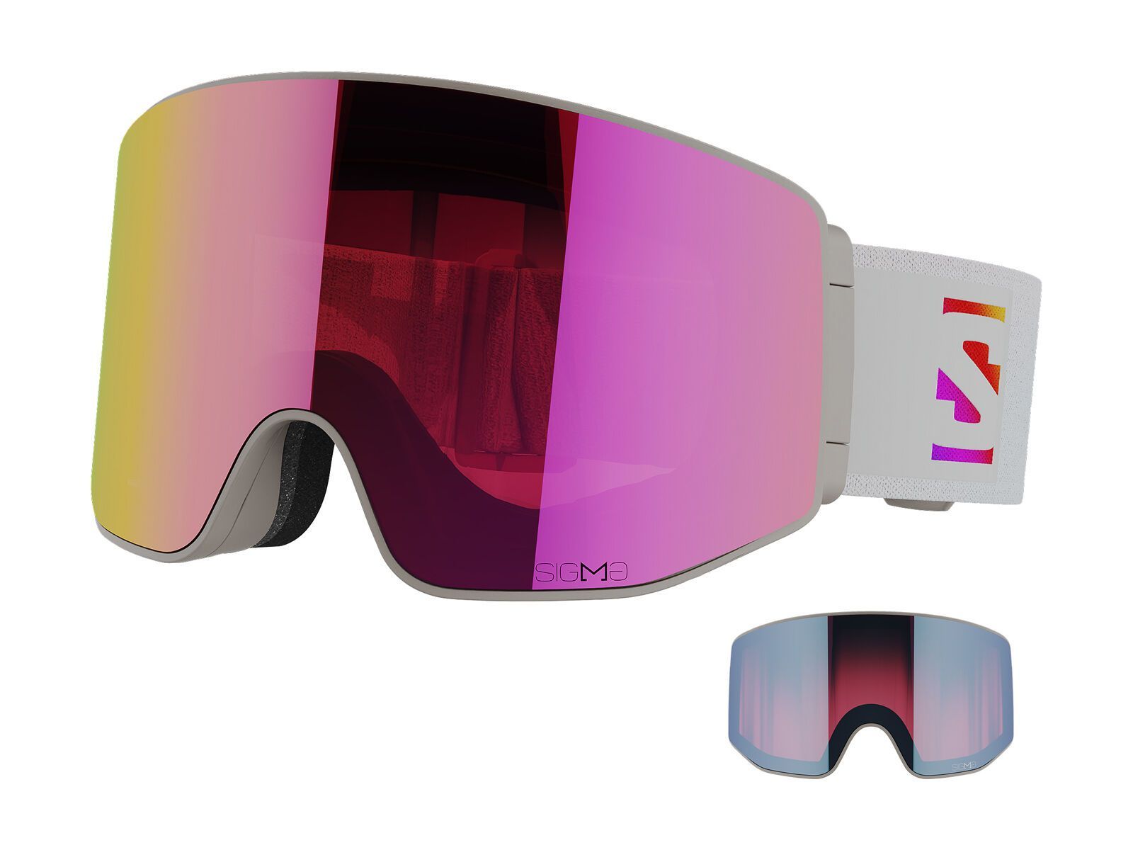 Salomon Sentry Prime Sigma - Poppy Red, grey-diant - Bild 1