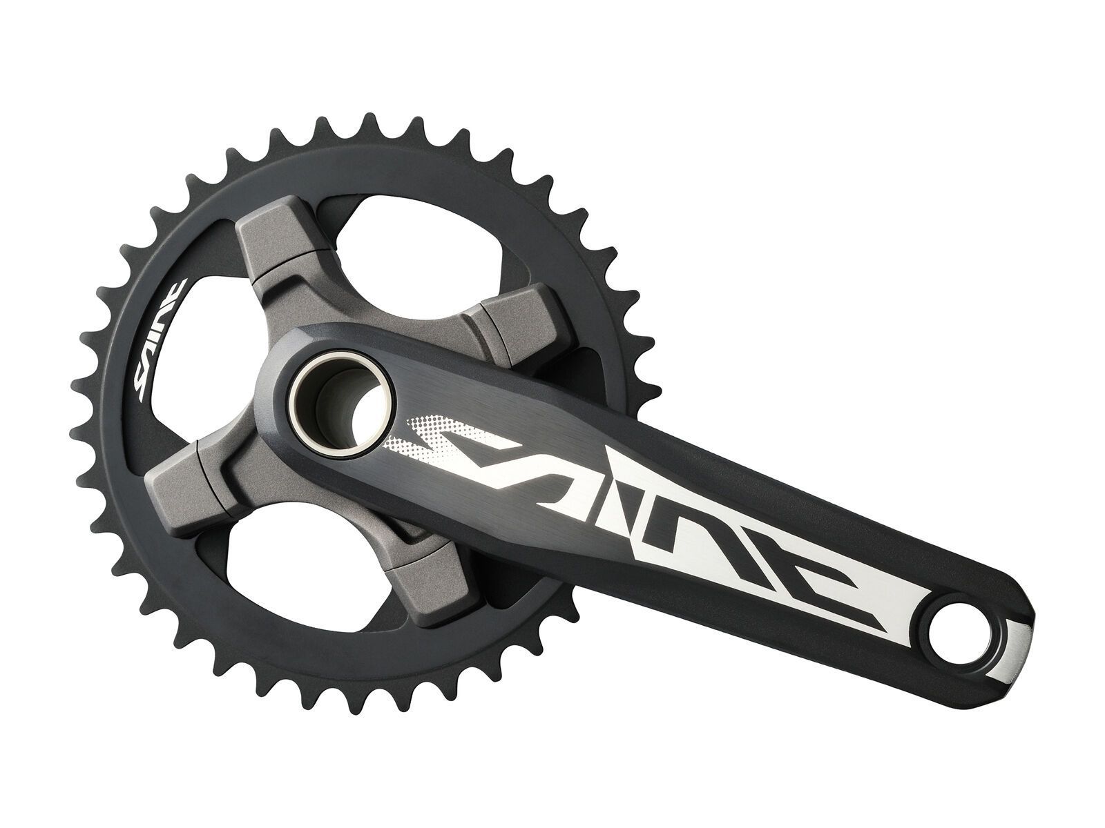 Shimano Kurbelgarnitur Saint FC-M820 10-fach ohne Rammschutz, schwarz - Bild 1