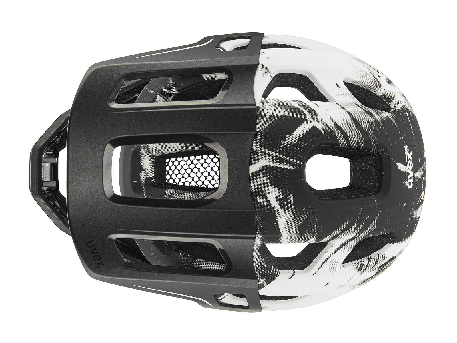 uvex react jr. fullface, black-white matt - Bild 5