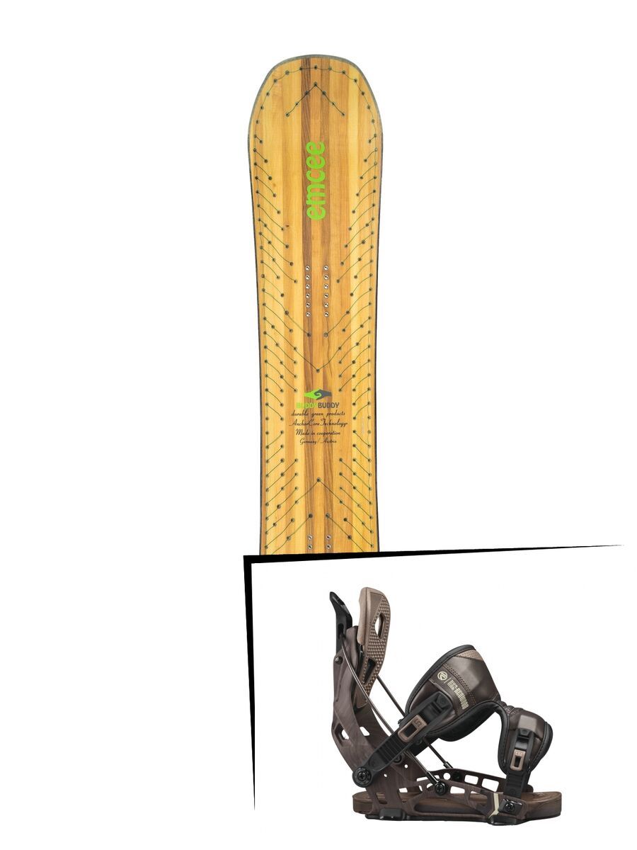 Set: BuddyBuddy Emcee Flex 2 2017 + Flow NX2-Redwood (1718321S) - Bild 1