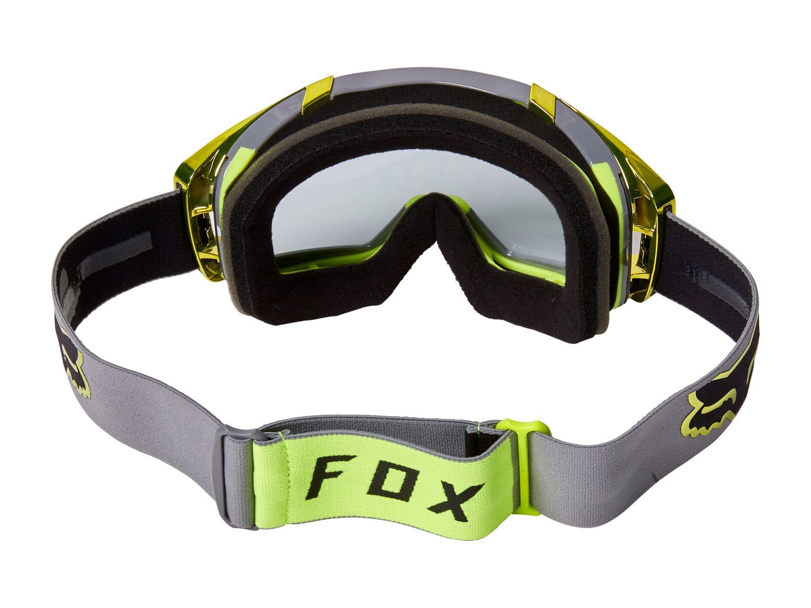 Fox Vue Stray Goggle - Dark Grey, fluorescent yellow - Bild 3