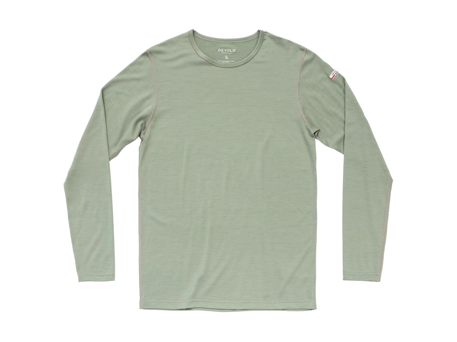 Devold Breeze Plus Merino 200 Shirt Man, fog - Bild 1