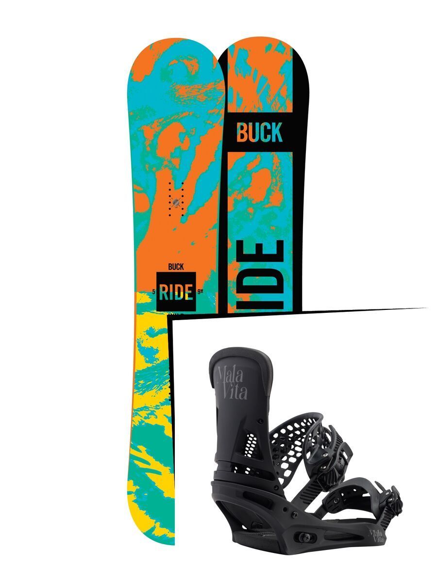 Set: Ride Buck Wild 2016 + Burton Malavita (1712843S) - Bild 1